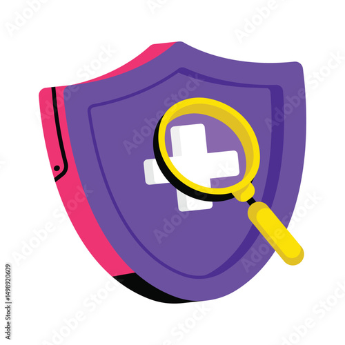 Find Insurance Vector style icon. Eps 10 file