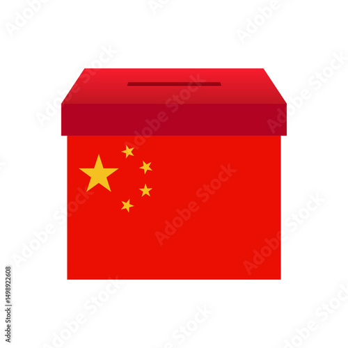 Election in China. Election Concept. Vector Illustration.