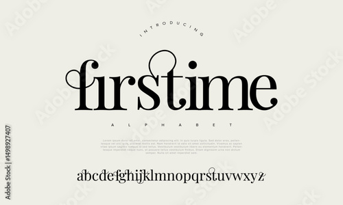 Elegant serif font with ornamental ligatures, ideal for luxury branding, magazines, and editorial headlines
