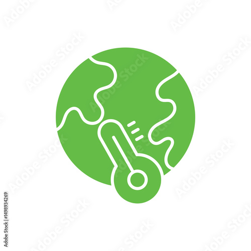 global warming Vector icon