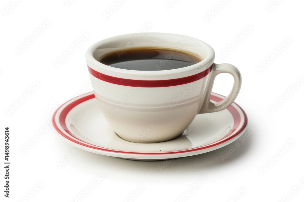 Fototapeta premium Tea cup saucer coffee drink.