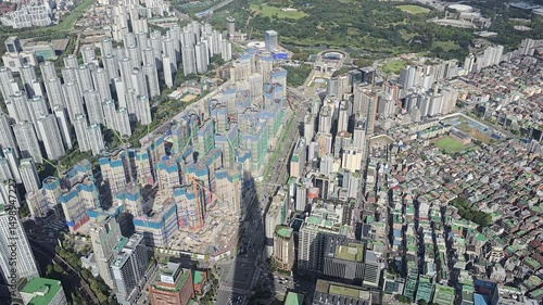 Urban Redevelopment in Progress Amid High-Rise Landscape