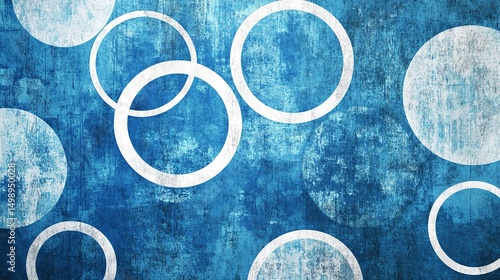 Aerial View of Industrial Storage Area Featuring Round Concrete Elements in a Geometric Arrangement