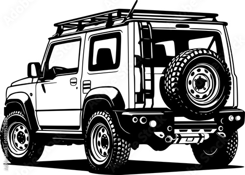 Japanese SUV overland , off road vehicle 