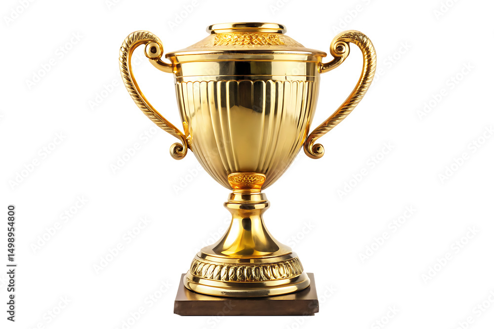 ancient elegant luxury gold trophy cup isolated on white background ancient elegant luxury gold trophy cup isolated on white background