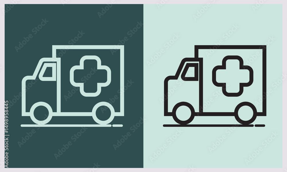 Fototapeta premium car icon vector illustration with elegant background