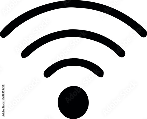 Wi-Fi icon set and stock vector illustration. wifi symbol. wifeless simple icons vector. wifi icon sheet, vector wifi icon image.	
