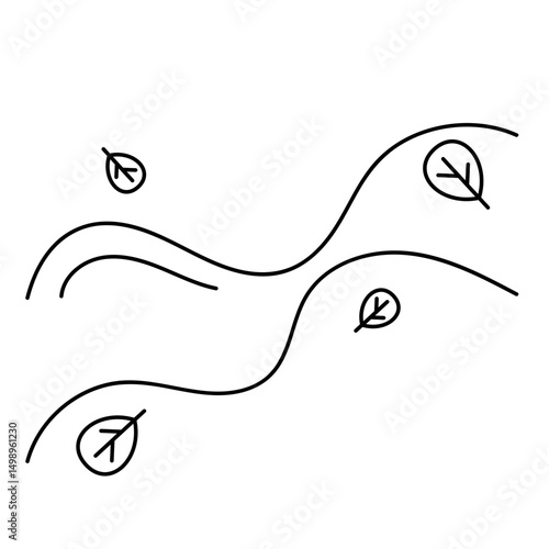 Wind With Leaf