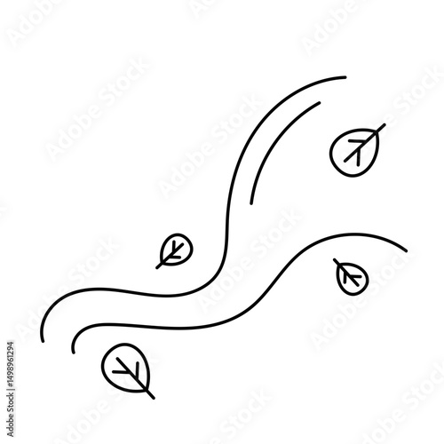 Wind With Leaf