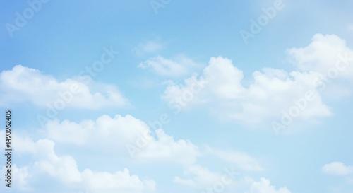 Fototapeta Naklejka Na Ścianę i Meble -  Blue Sky with Clouds