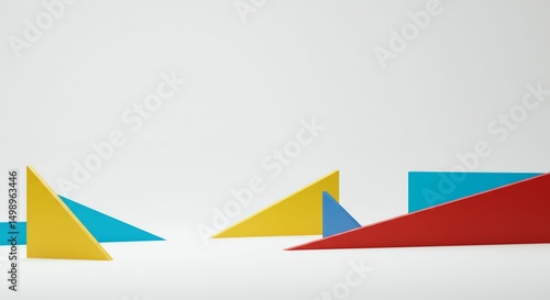 Abstract Geometric Shapes in Yellow, Blue, and Red Free Download Abstract Geometric Shapes in Yellow, Blue, and Red - GFXLoad