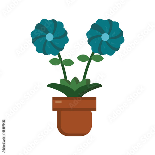 flowers in a pot