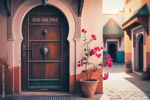 Fototapeta Naklejka Na Ścianę i Meble -  street in the old town of rhodes greece