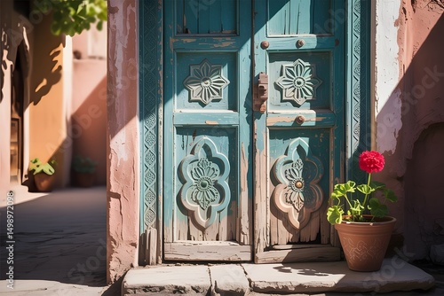Fototapeta Naklejka Na Ścianę i Meble -  street in the old town of rhodes greece