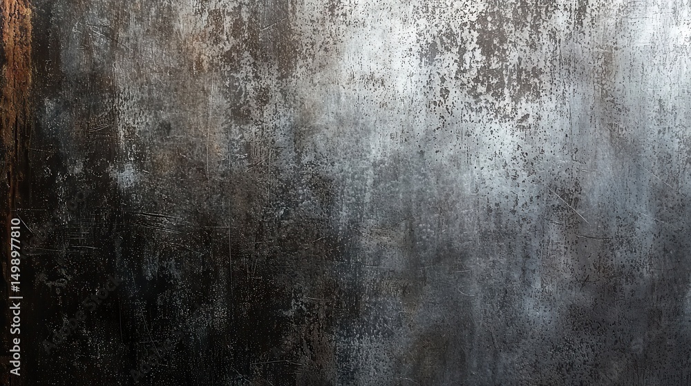 Fototapeta premium Textured Metal Background with Rust Spots and Grunge Effect