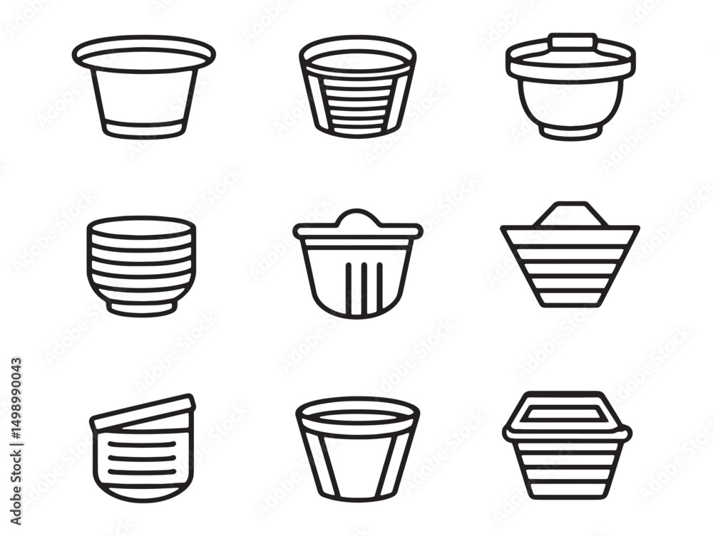 Fototapeta premium minimalist filter line art ideal for digital illustrations