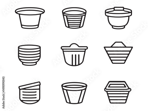 Wallpaper Mural minimalist filter line art ideal for digital illustrations Torontodigital.ca