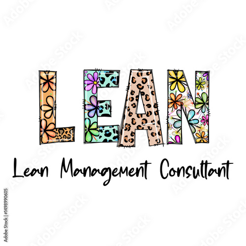Colorful Lean Management Consultant Design for Apparel