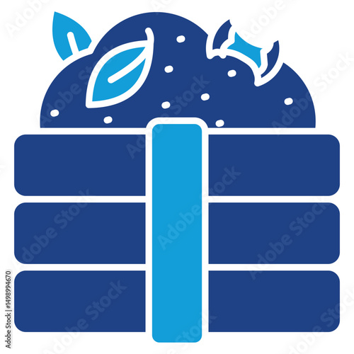 Composting Dual Tone Icon Element For Design