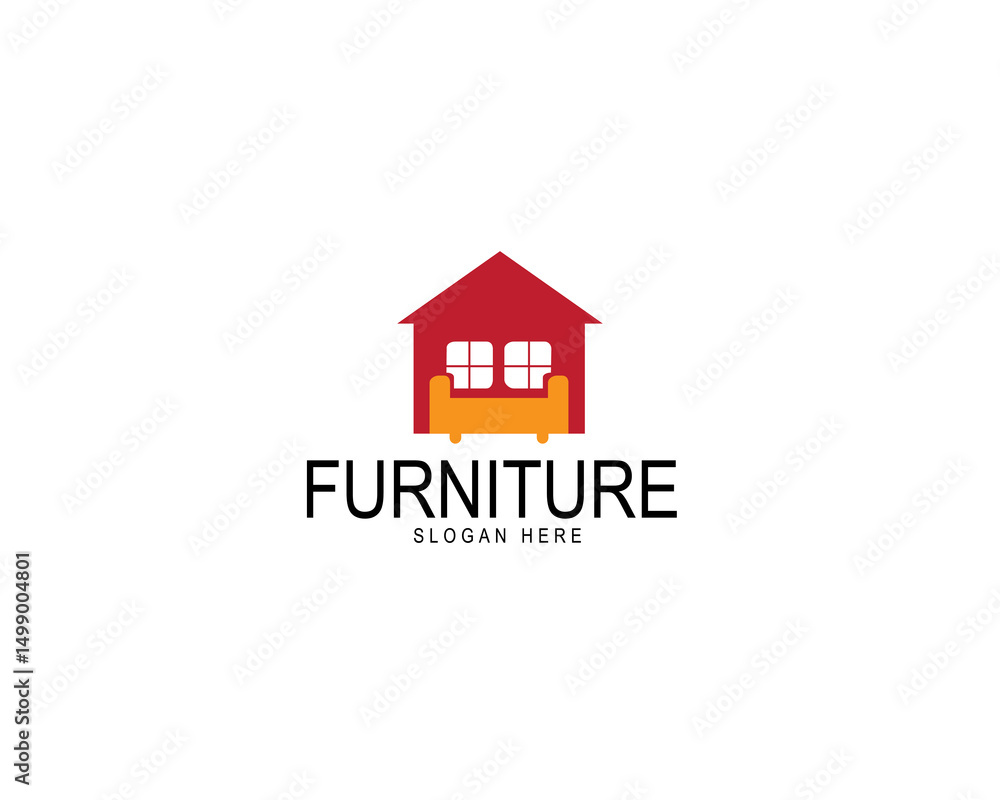 Modern furniture logo graphic trendy design, Minimalist furniture brand business company logo Free Vector Modern furniture logo graphic trendy design, Minimalist furniture brand business company logo Free Vector