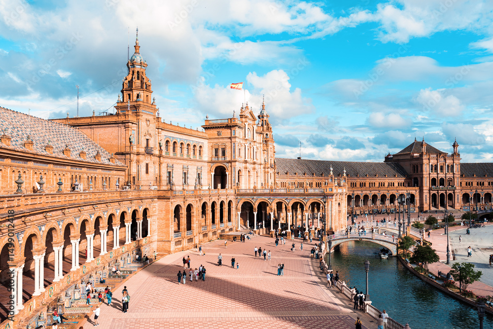 Fototapeta premium Ancient and prosperous Spain and Portugal