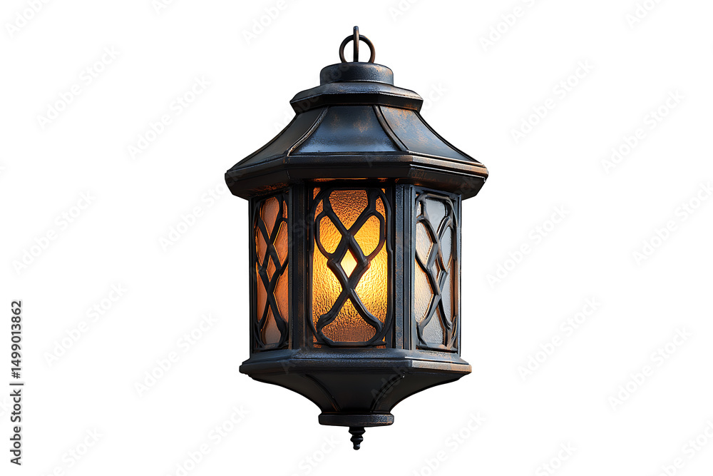 Patio Lantern isolated on transparent background Patio Lantern isolated on transparent background