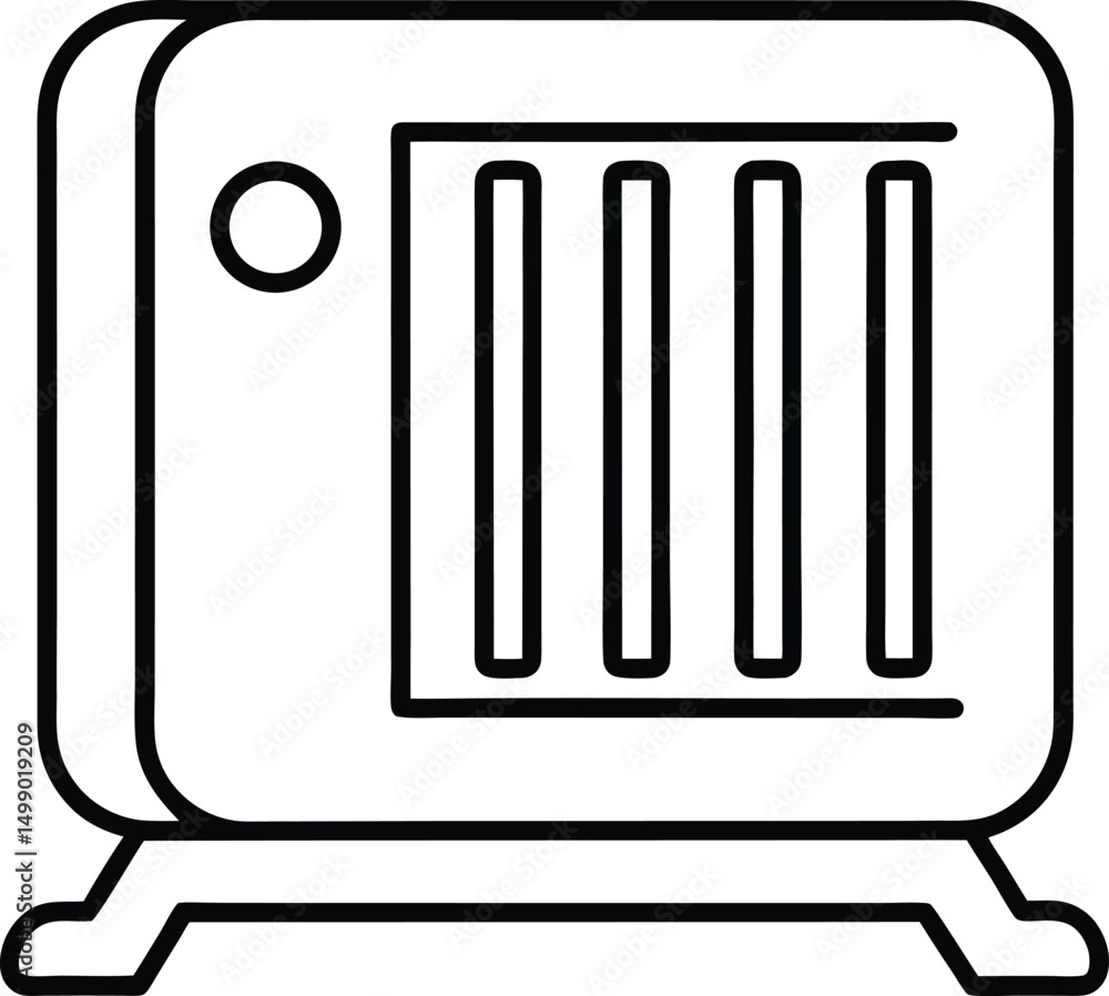 Black and white barcode isolated vector illustration for product business sale and retail information technology Black and white barcode isolated vector illustration for product business sale and retail information technology