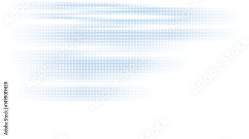 Abstract creative blue ray light and shade with white dot pattern background. Vector illustration.