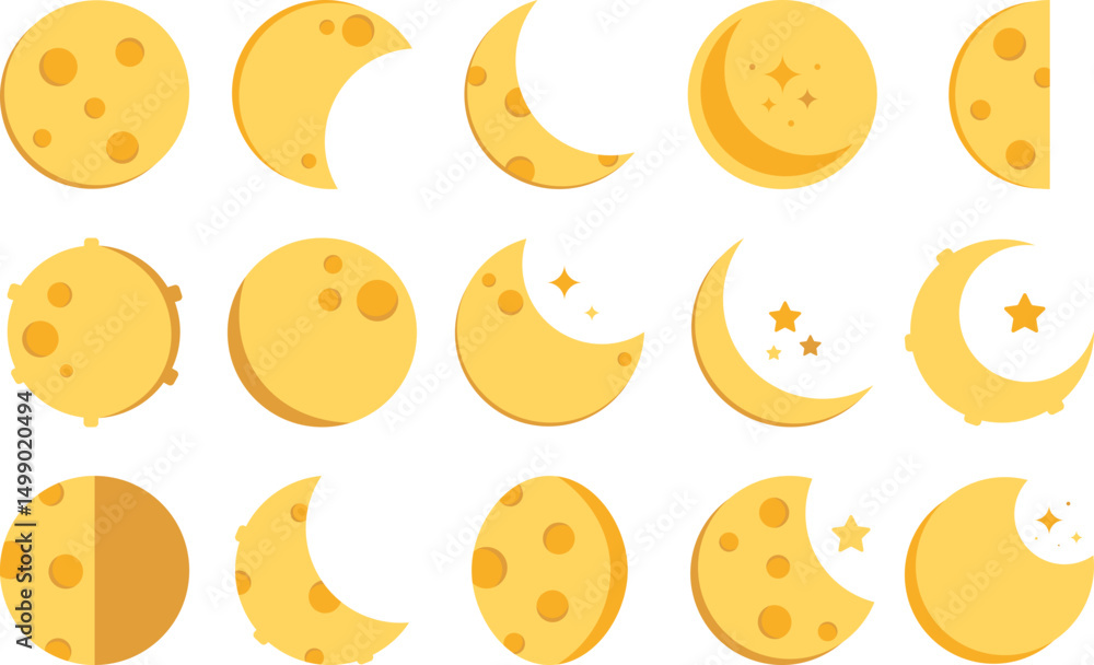 Fototapeta premium Space Moon Illustration