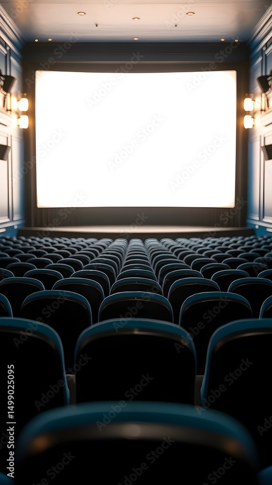 Fototapeta premium empty cinema hall