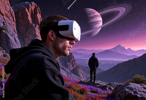 Immersive VR Journey Across an Alien Exoplanet