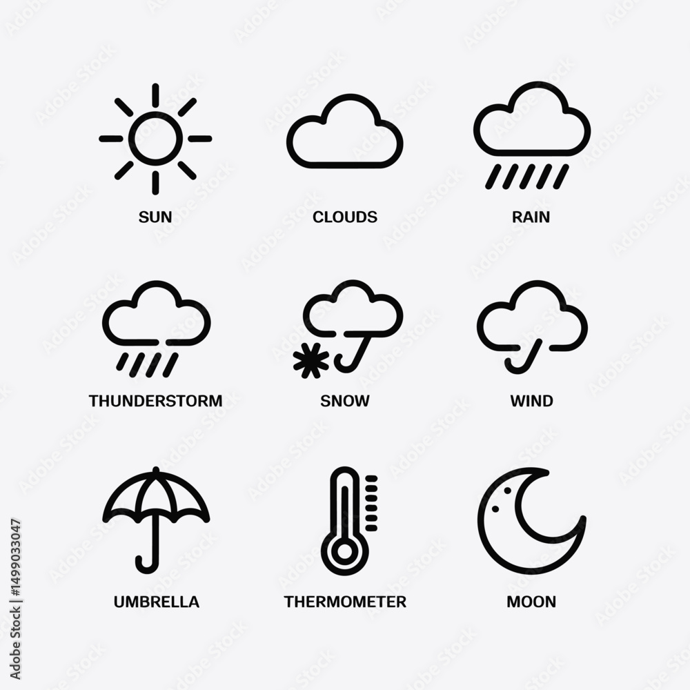 Illustrated Weather Icon Featuring Cloud with Sun, Rain Drops and Snowflakes for Multi-Condition Forecast in Modern UI Friendly Style. Illustrated Weather Icon Featuring Cloud with Sun, Rain Drops and Snowflakes for Multi-Condition Forecast in Modern UI Friendly Style.