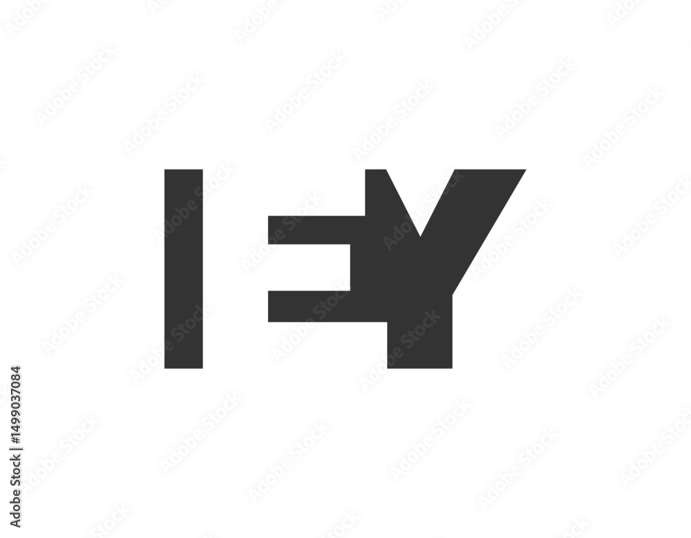 IEY logo design. Initial letter I E Y bold font style for tech startups, consulting, corporate branding. Creative company name, headlines typography identity, trendy logotype. IEY logo design. Initial letter I E Y bold font style for tech startups, consulting, corporate branding. Creative company name, headlines typography identity, trendy logotype.