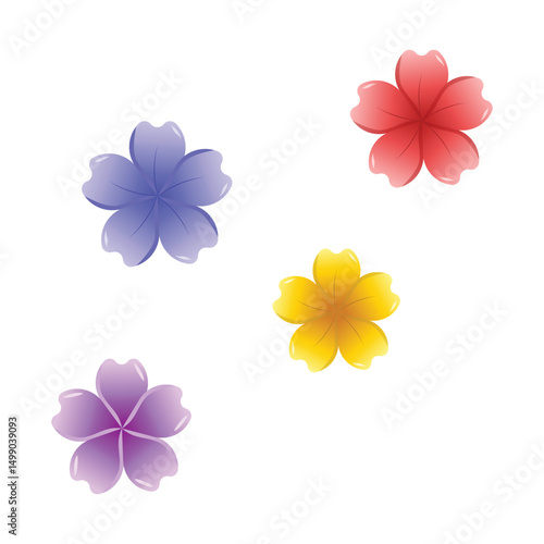 blue plumbago flower from south africa. symbolizes sincere love and faithfulness