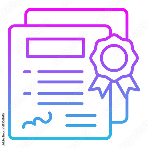 Certificate Icon