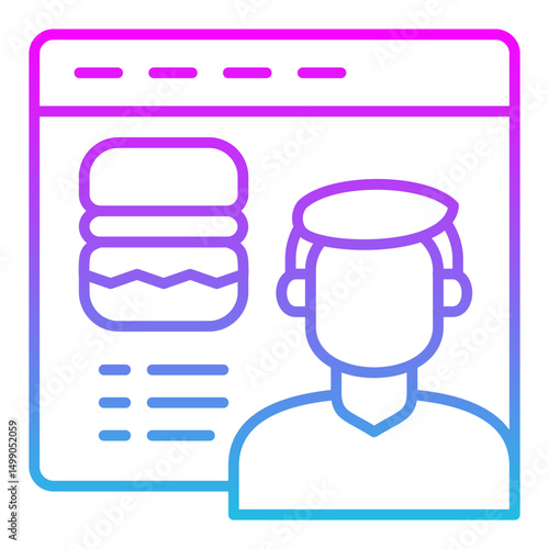 Food blogger Icon