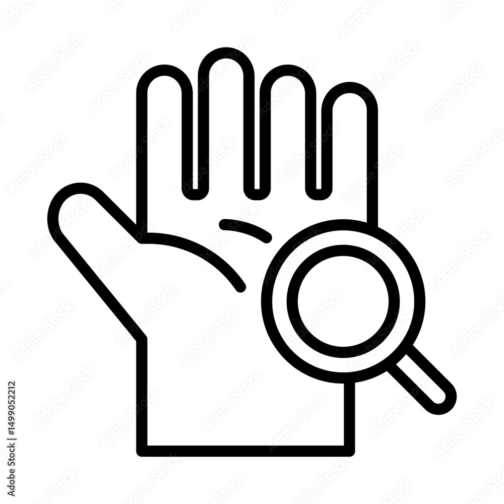 Obraz premium Hand Reading