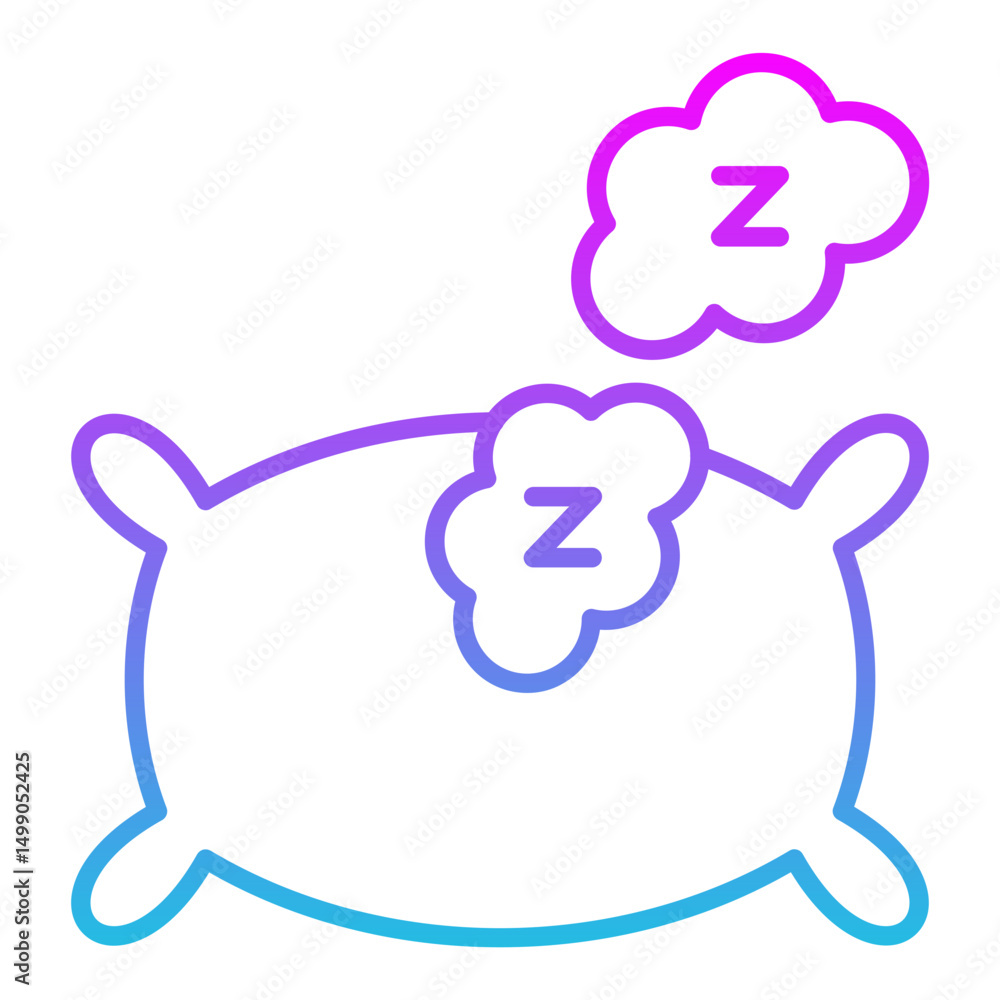 Fototapeta premium Sleep Icon