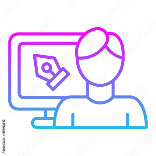 Graphic designer Icon