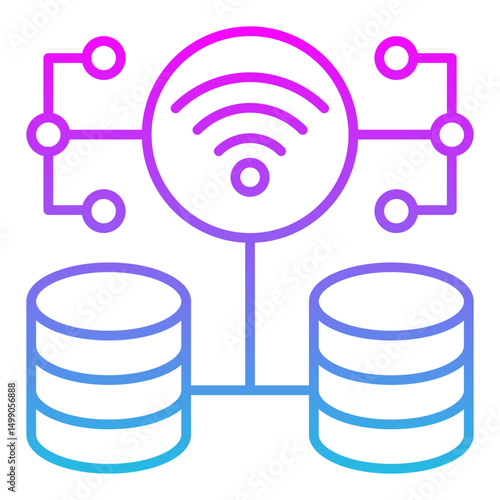 Wireless database Icon