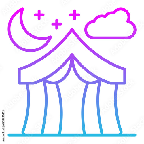 Night camp Icon
