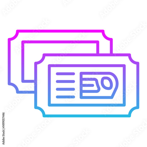 Train ticket Icon