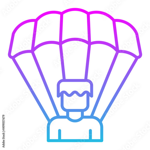 Parachuting Icon