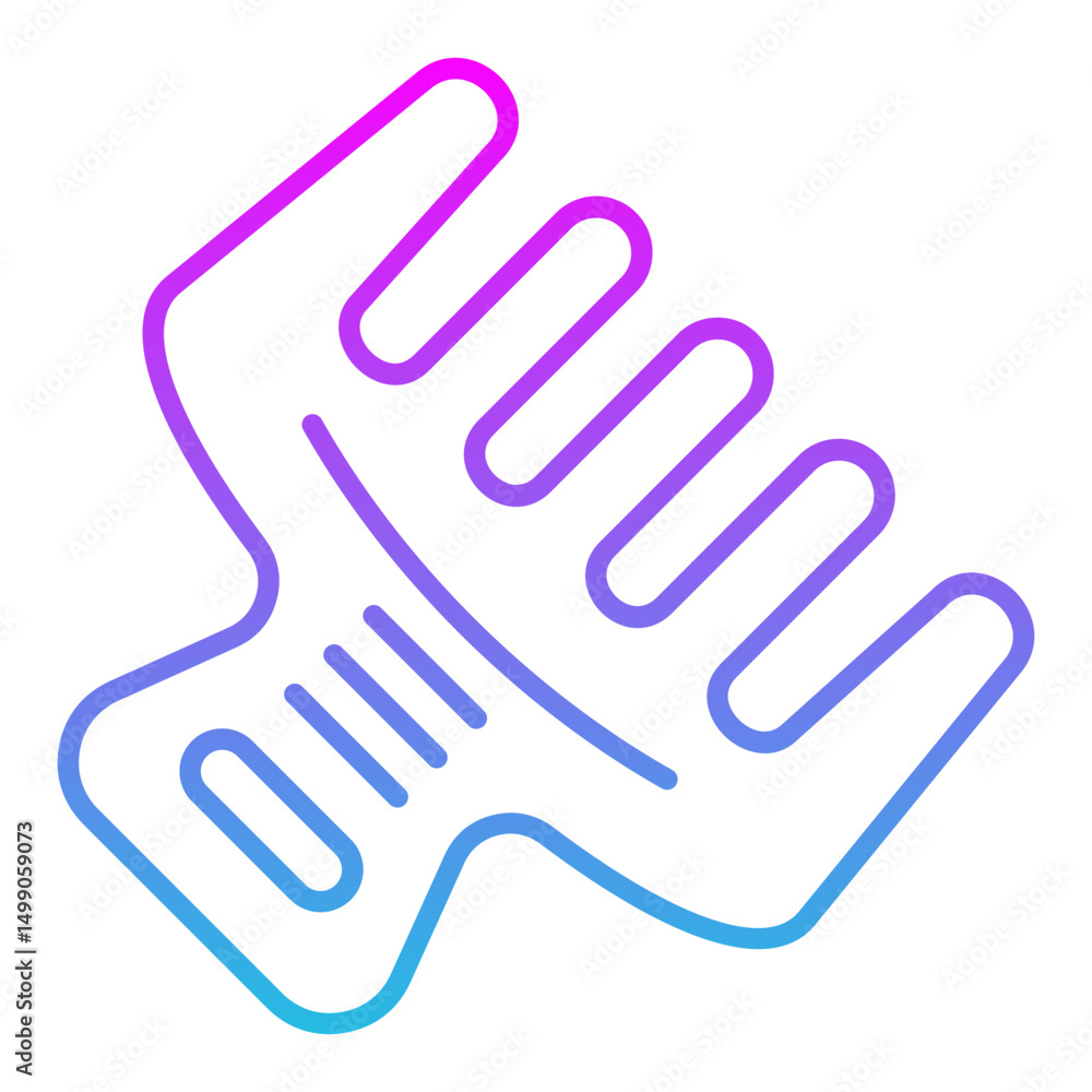 Obraz premium Hair clip Icon