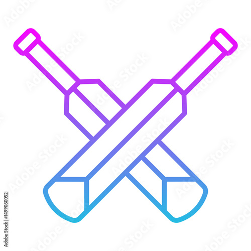 Cricket bat Icon