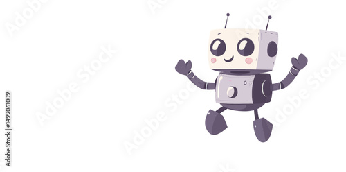 A lively robot entertains the crowd with its captivating dance performances, set against a backdrop of vibrant lights, in a carefree environment that inspires fun and togetherness, inviting all to