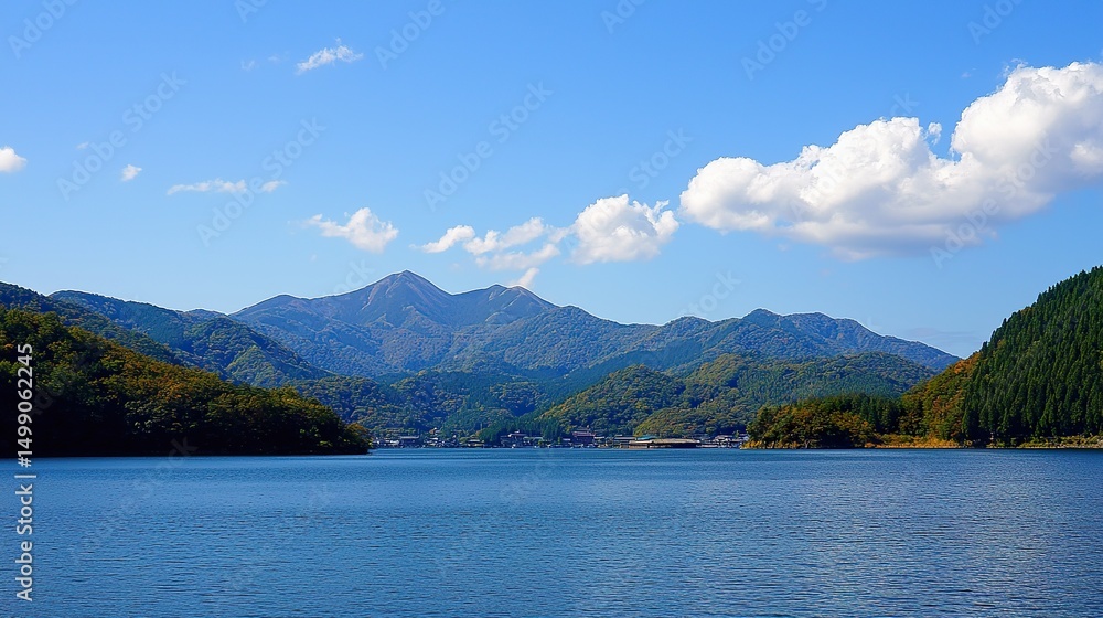 Fototapeta premium mountain lake in the alps
