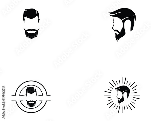 barber shop logo vector