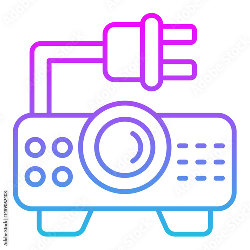 Projector plug Icon