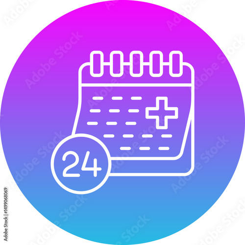24 hours support Icon